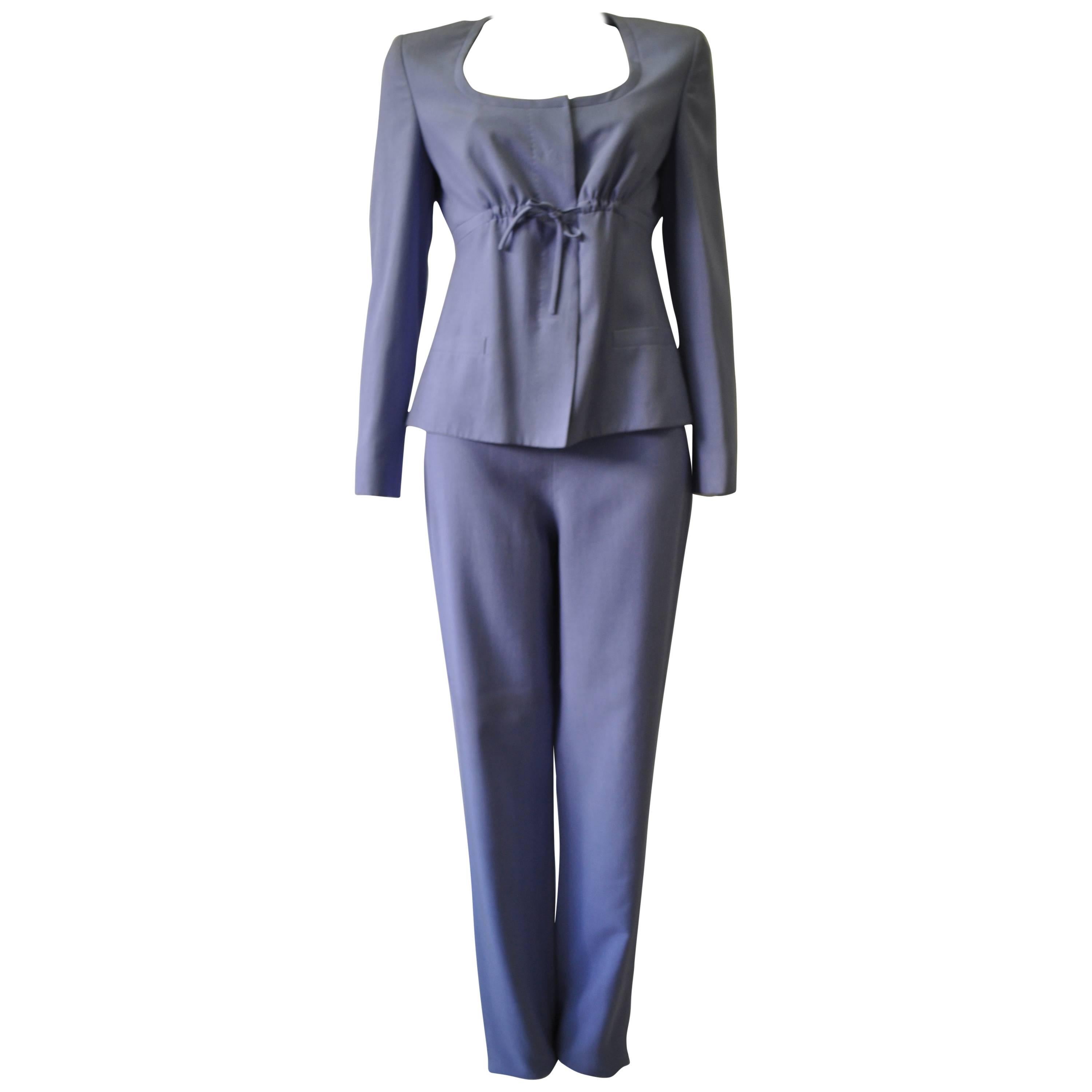 Gianni Versace Couture Silk Pantsuit For Sale