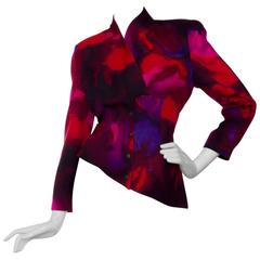 1980s Thierry Mugler Wool Blazer 