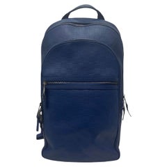 Louis Vuitton Blue Leather Michael BackPack
