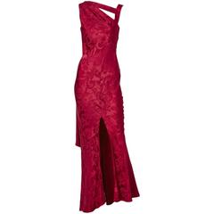 John Galliano for Dior Bias Cut Silk jacquard Gown