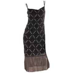 Christian Dior Evening Dress - black beads/embroidery 9