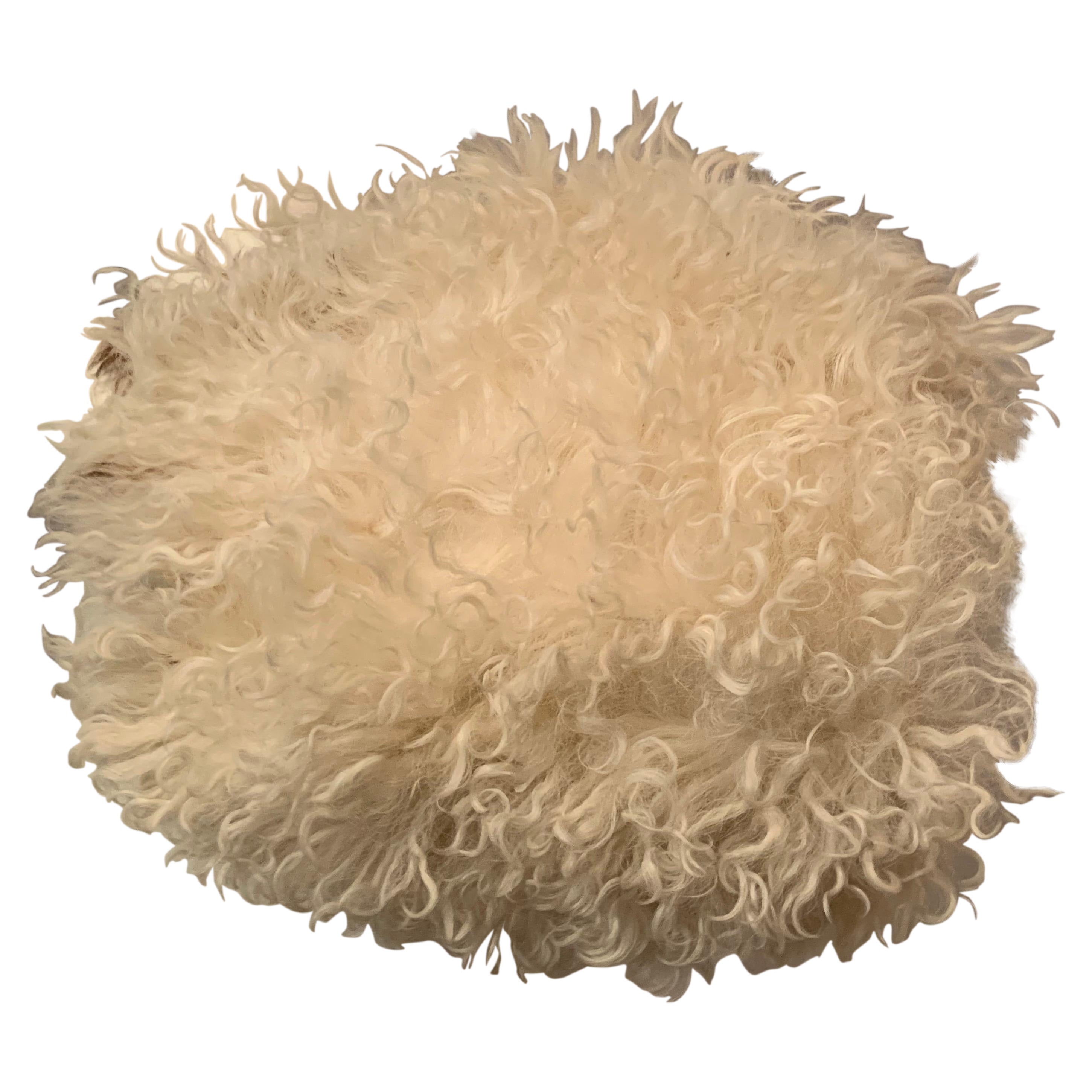1970's Mongolian Curly Lamb Muff For Sale