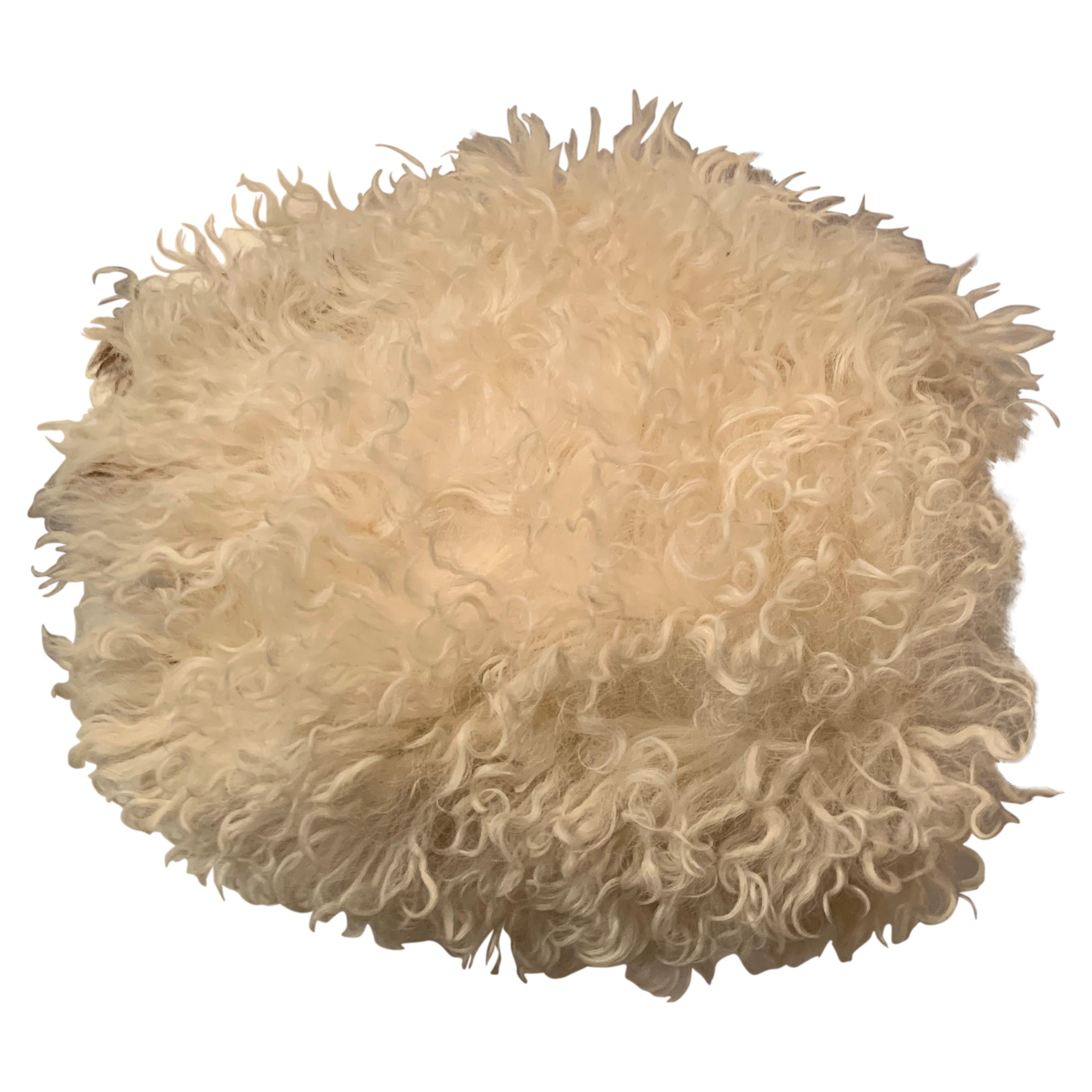 1970's Mongolian Curly Lamb Muff