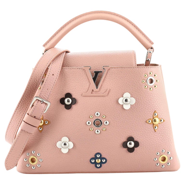 Louis Vuitton Capucines Bag Leather with Embellished Detail BB at 1stDibs   capucine measurements, lv capucines bag, louis vuitton capucines monogram