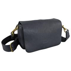 Used LANVIN midnight navy Nomad Cross-body Leather Purse