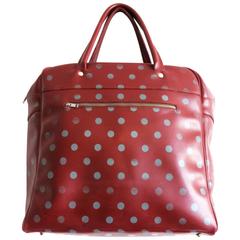 COMME DES GARCONS Polka dot travel bag