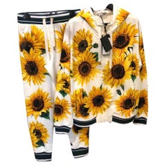Dolce & Gabbana
Sonnenblume Girasol bedruckt Trainingsanzug Top
und Unterteilsatz