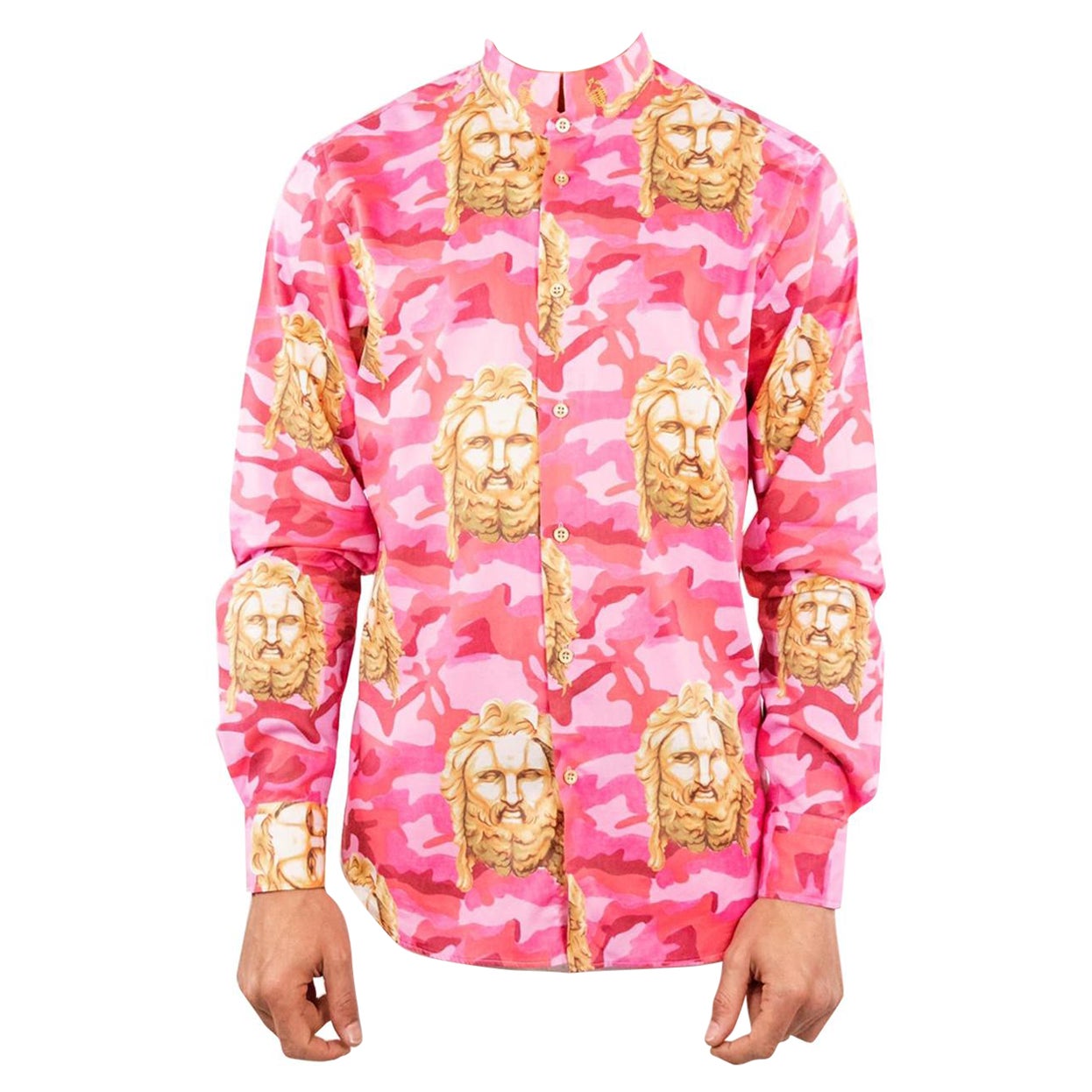 Pink multicoloured Zeus shirt NWOT