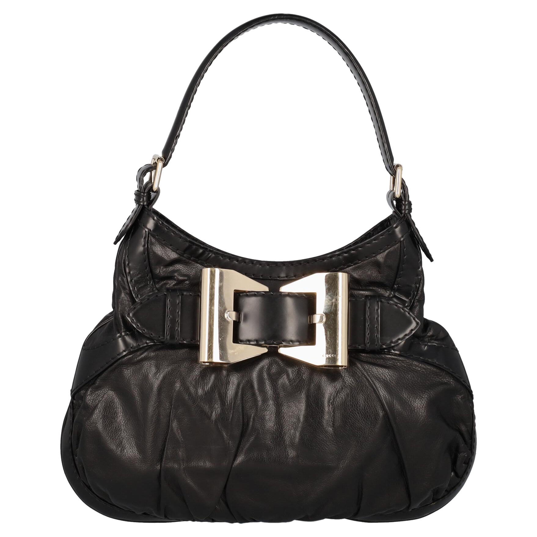 Gucci Women Shoulder bags Black Leather  For Sale