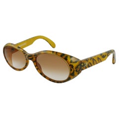 Christian Lacroix Vintage Leopard Print Sunglasses Model 7329