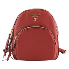 Prada Convertible Front Pocket Backpack Vitello Daino Small