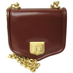 Petite Barry Kieselstein Cord Brown Leather New Old stock Hand bag 2