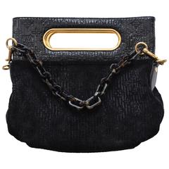 Louis Vuitton  Velvet LV Print  Handbag Clutch