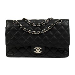 CHANEL, Timeless Medium in black leather 