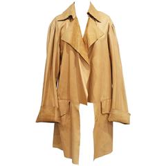Worlds End by Vivienne Westwood and Malcolm Mclaren raw cut leather coat, c.1981 12