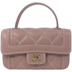 Chanel Petite Pink Flap with CC Closure 
