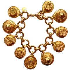 1980s Dominique Aurientis Hat Charm Bracelet 9