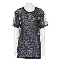 Versace Lace Pattern Scoop Neck Tunic (Small)