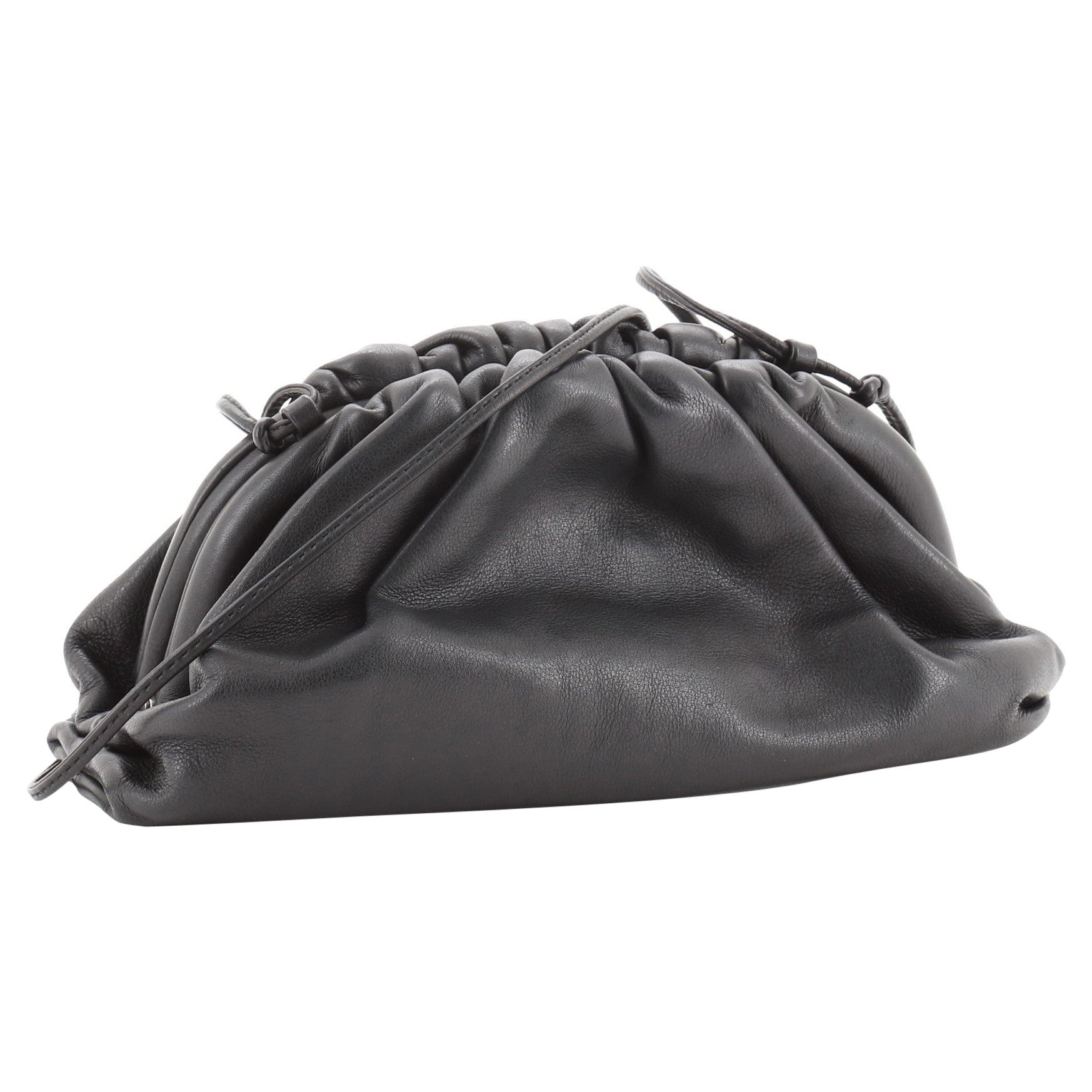 Bottega Veneta The Pouch Leather 20 Black