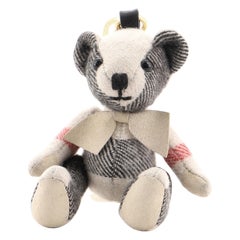 Retro Burberry Thomas Bear Charm Cashmere Neutral, Print