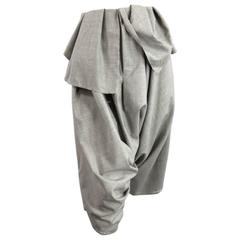 COMME des GARCONS Size S Grey Wool Harem Slouch Pants