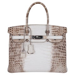 Hermes Birkin 30 Bag Blanc Himalaya Palladium Hardware