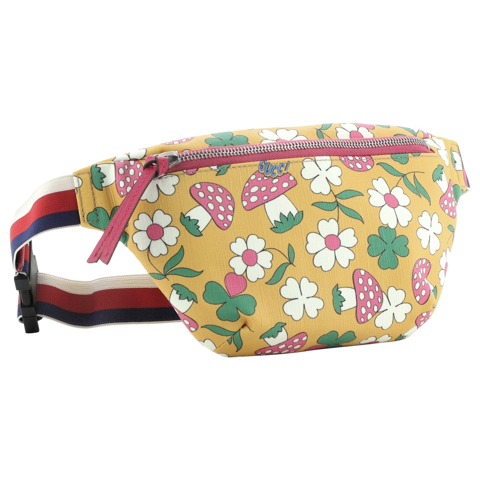 Gucci Kid's Waist Bag Printed Canvas Small Print For Sale at 1stDibs
