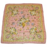 Frey écharpe à fleurs en crêpe de Chine de soie multicolore