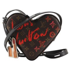  Louis Vuitton Coeur Handbag Limited Edition Fall in Love Monogram Canvas