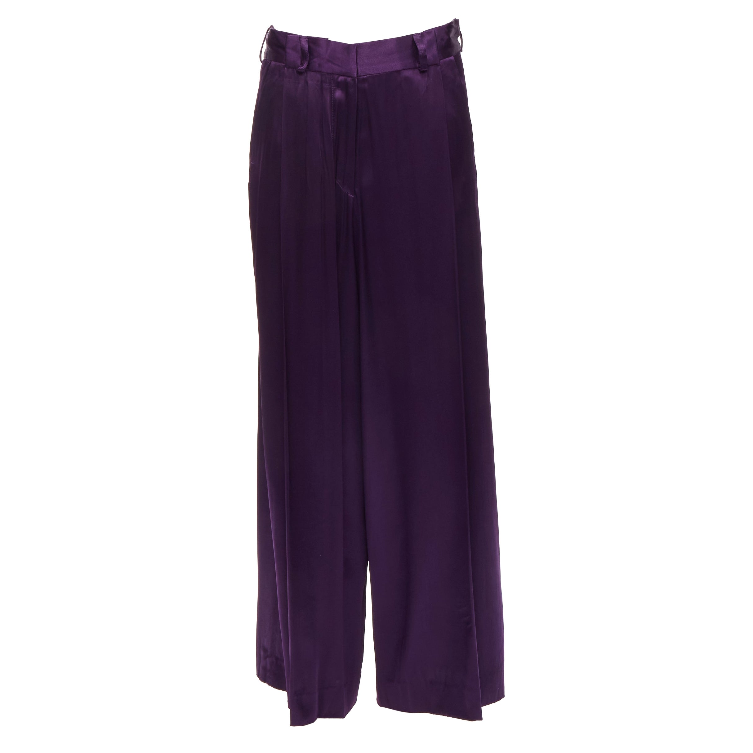 Dries Van Noten Purple Silk Carrot Pants For Sale at 1stDibs | purple ...