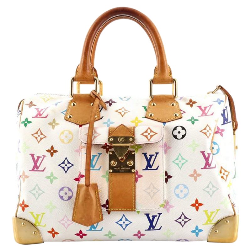LOUIS VUITTON Tota Bag in two-Tone Blue to Beige Monogram Fabric at ...