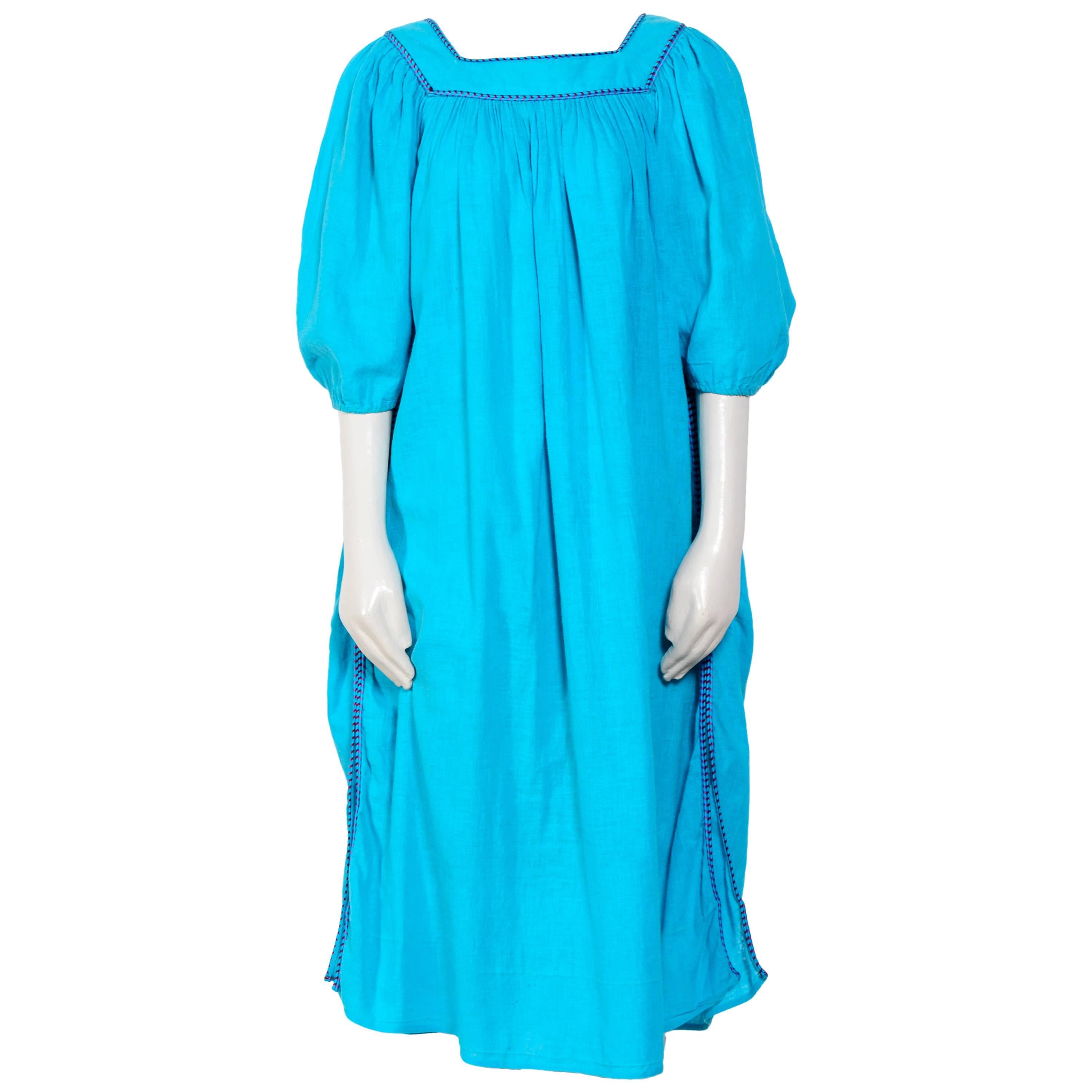 Yves St Laurent 70's "Jardin des Majorelles" Inspired Cotton Summer Dress