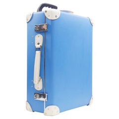 GLOBE TROTTER Original Carry-On Light Blue white two wheel 19" trolley case