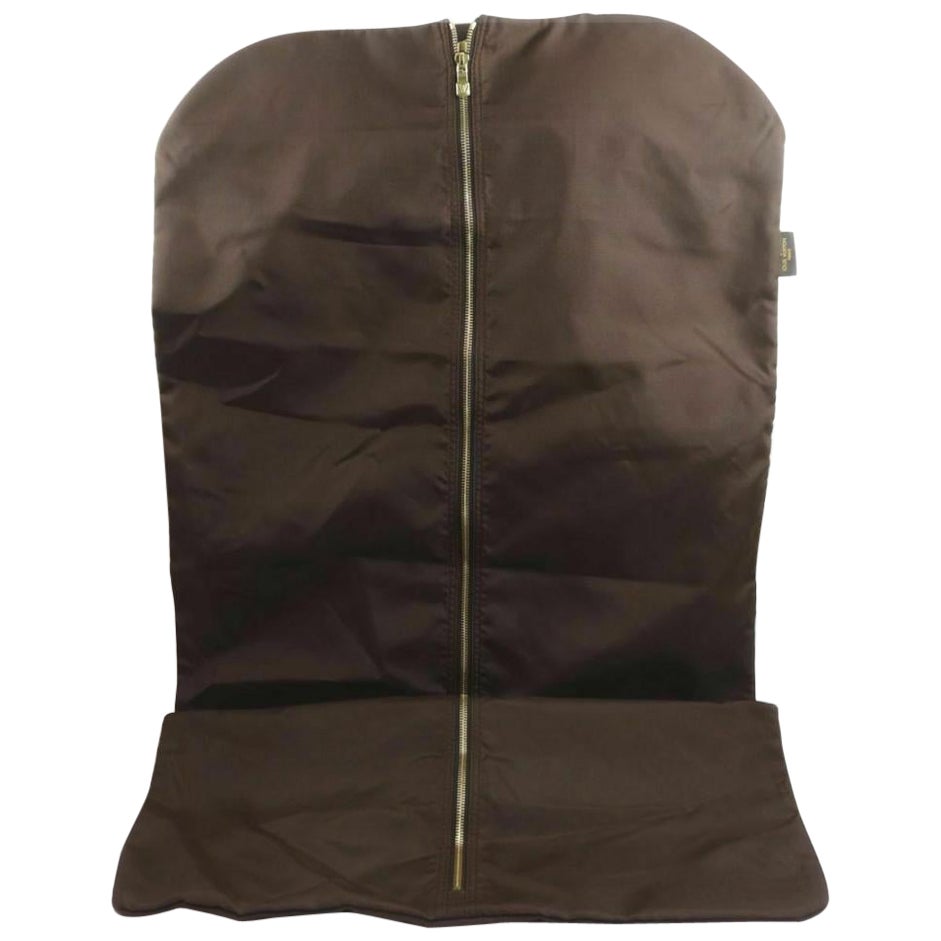 Louis Vuitton Brown Nylon Garment Cover Bag 860998
