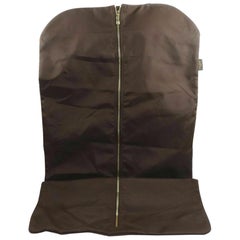 Used Louis Vuitton Brown Nylon Garment Cover Bag 860998
