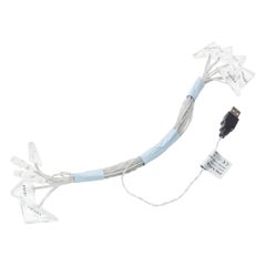 nuovo PRADA Natale 2021 triangolo bianco logo festivo USB luci fatate Limited