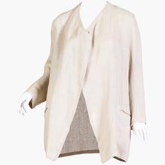 Minimal Calvin Klein Jacket from the 1980s at 1stDibs