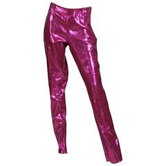 Rare 1960s Lurex Stretch Stagewear Western Trousers