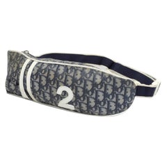 Christian Dior Navy Blue Monogram Trotter No. 2 Bumbag Waist Pouch Fanny Pack 
