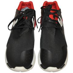 Yohji Yamamoto Men's Multi-Color Rubber Lace-Up Sneaker 3