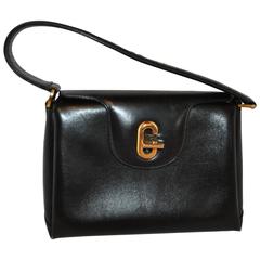 Gucci Black Calfskin Three Sectional Hangbag 7