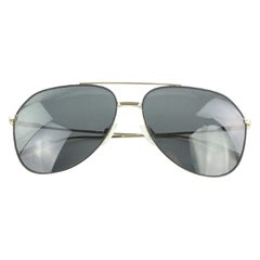 Vintage Dolce&Gabbana Gold Dg2166 Aviator 32mz1912 Sunglasses