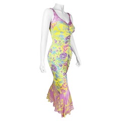 2000er Emanuel Ungaro Gerüschtes Kleid