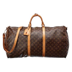 Louis Vuitton Monogram Keepall Bandouliere 60 Duffle with Strap 3LV927