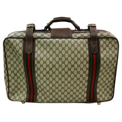 Vintage Gucci 871995 Monogram Supreme GG Suitcase Trunk Luggage