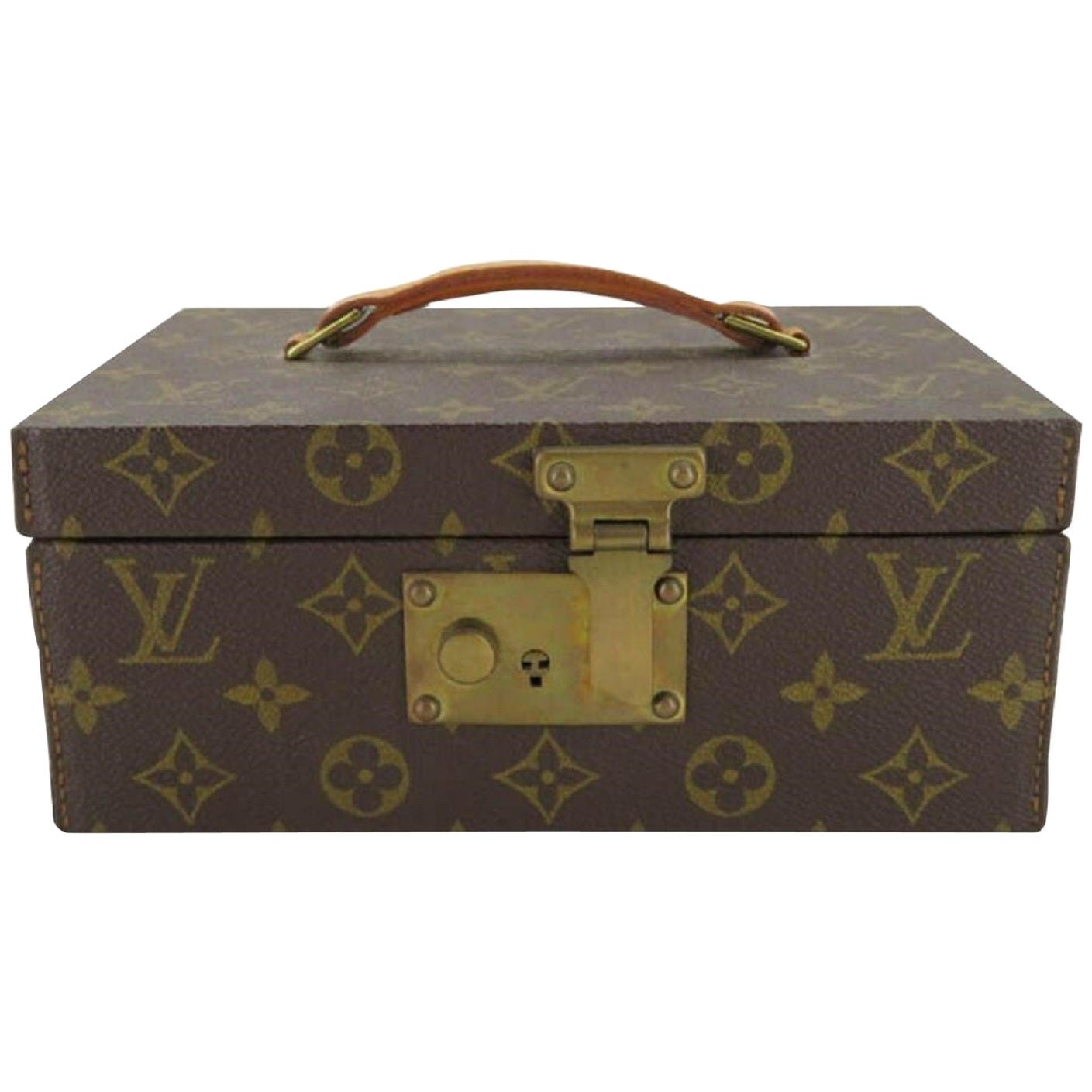 Louis Vuitton Monogram Boit A Tout Jewerly Mini Trunk Box Case 861180