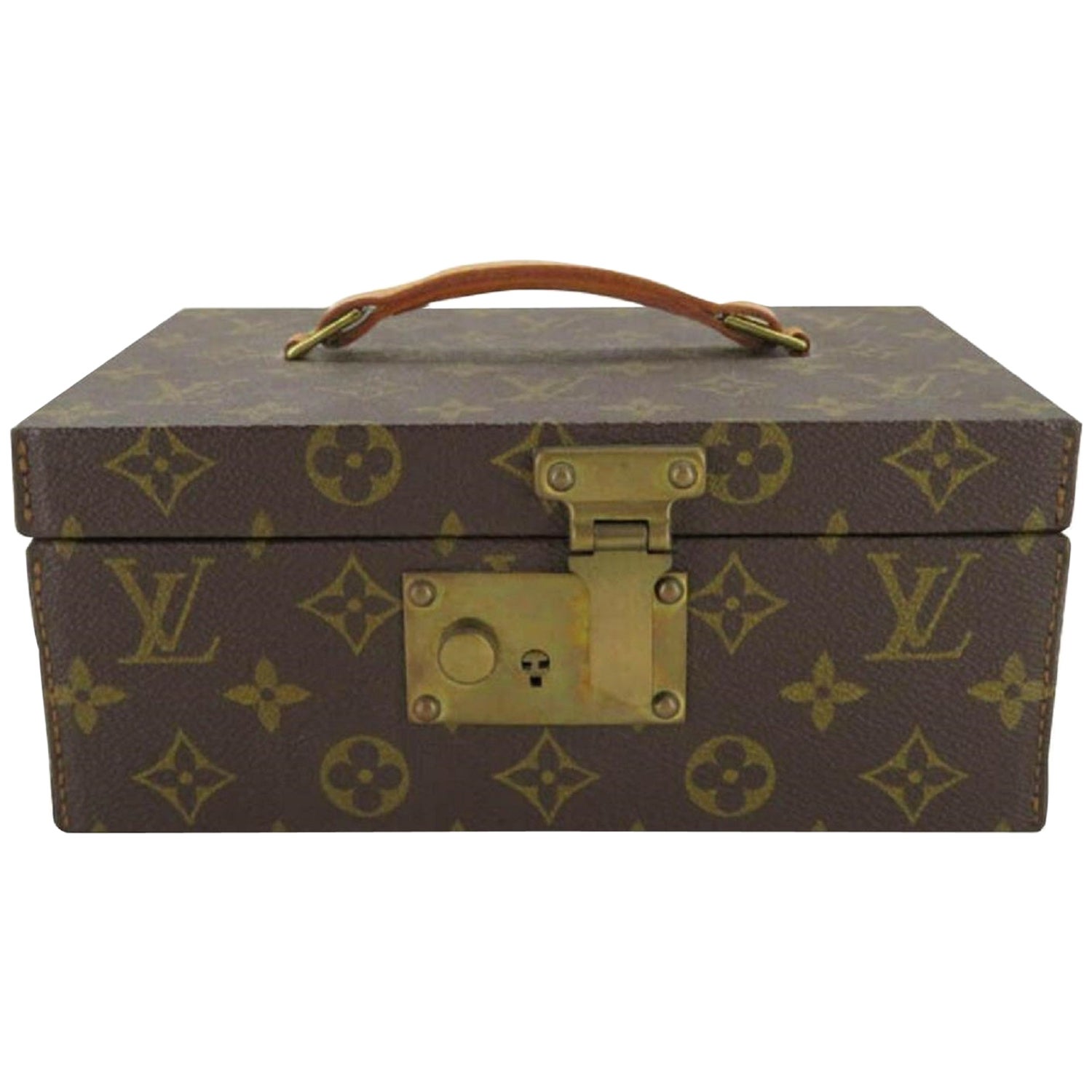 1965 Louis Vuitton Monogram Cosmetic Suitcase at 1stDibs
