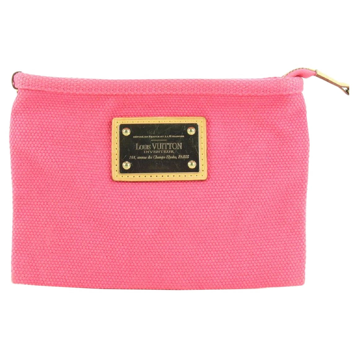 Louis Vuitton Hot Pink Antigua Pouch Bag 232185 For Sale