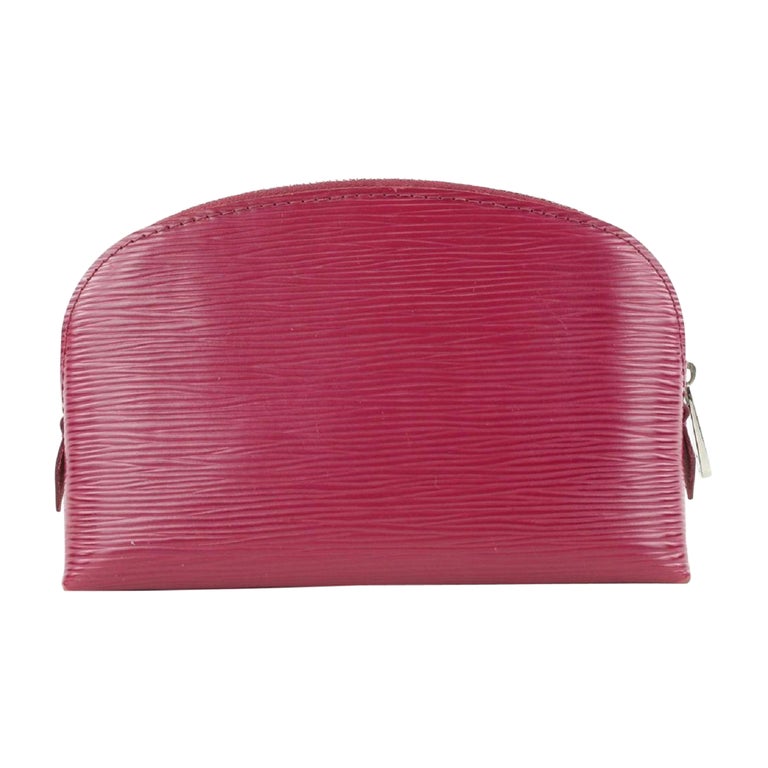 Louis Vuitton Fuchsia Epi Leather Cosmetic Pouch Demi Ronde 585lvs615 For  Sale at 1stDibs