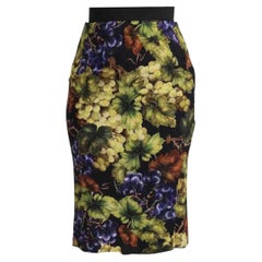 Dolce & Gabbana black multicolour
Fruit Grape printed mid-length skirt